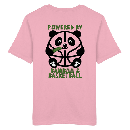 Basketball Panda Backprint - Organic Shirt