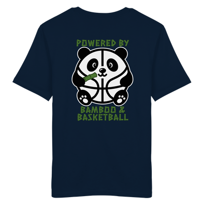 Basketball Panda Backprint - Organic Shirt
