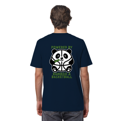 Basketball Panda Backprint - Organic Shirt