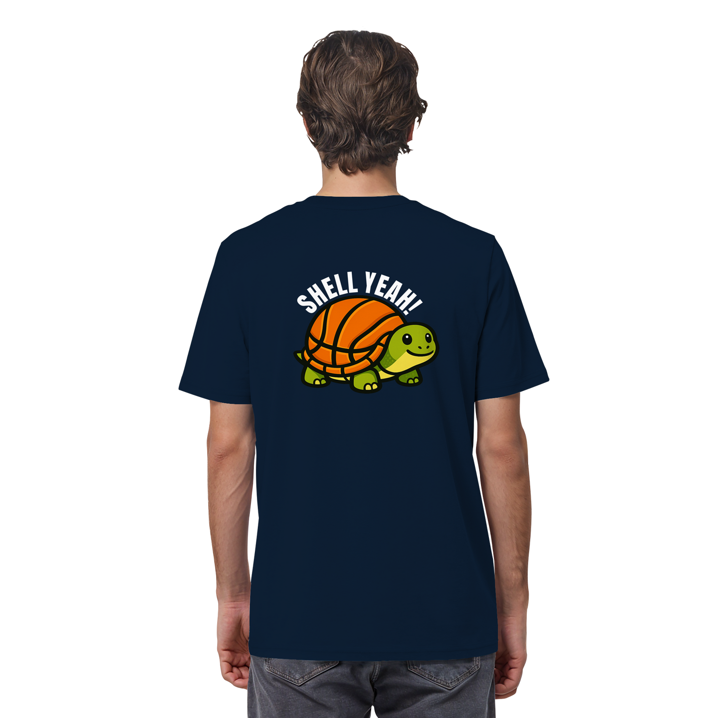 Mr. Turtle Backprint - Organic Shirt