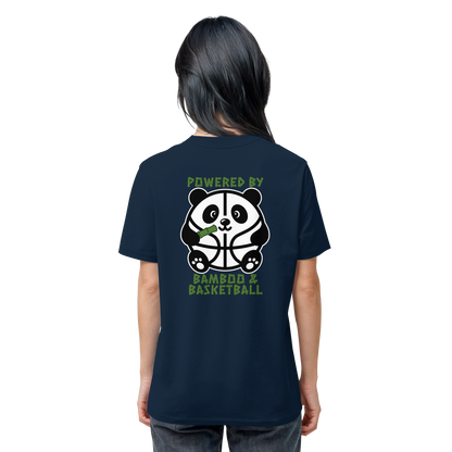 Basketball Panda Backprint - Organic Shirt