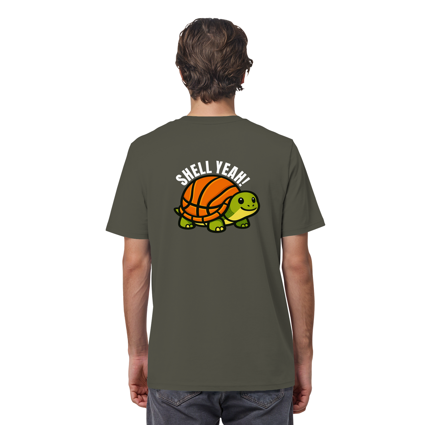 Mr. Turtle Backprint - Organic Shirt