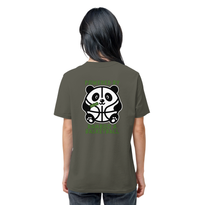 Basketball Panda Backprint - Organic Shirt