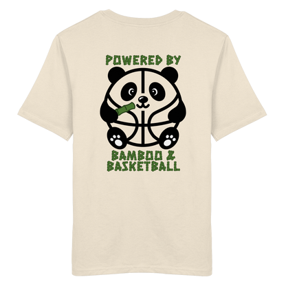 Basketball Panda Backprint - Organic Shirt