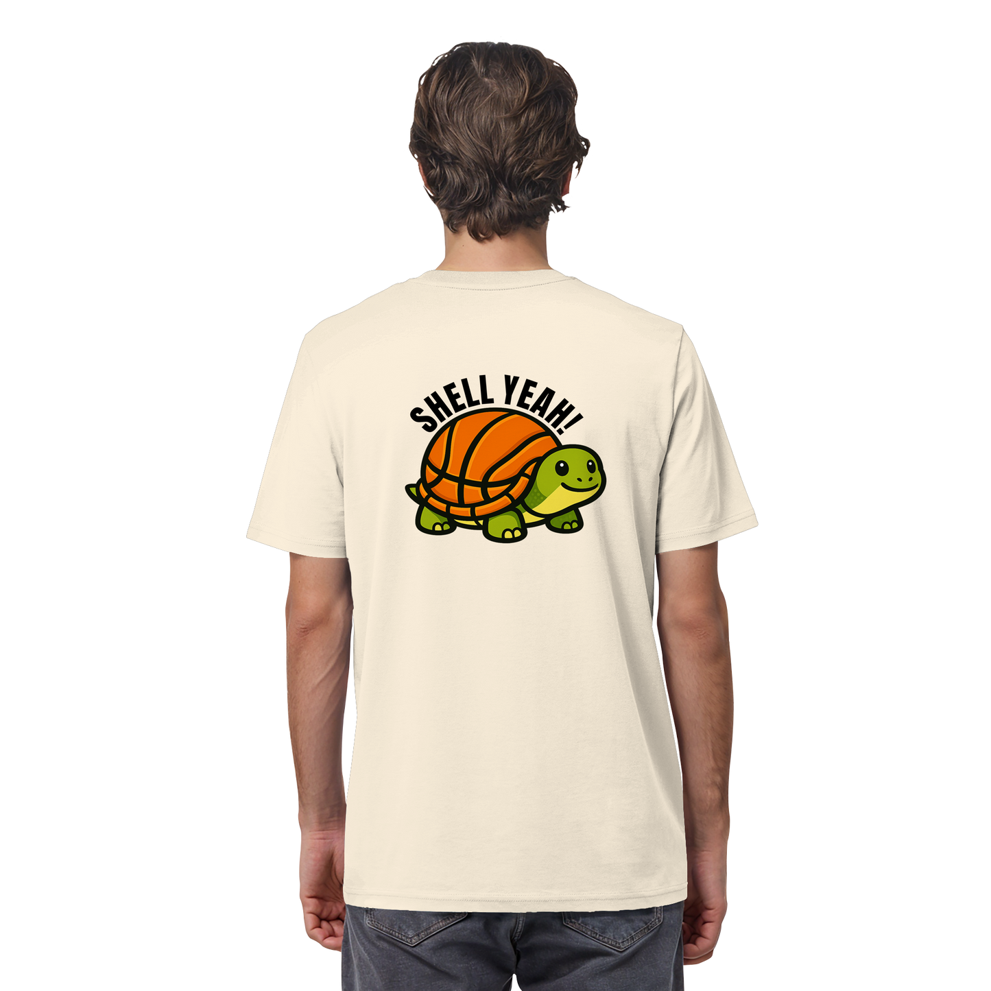 Mr. Turtle Backprint - Organic Shirt