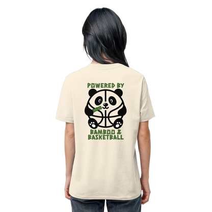 Basketball Panda Backprint - Organic Shirt