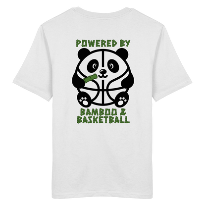 Basketball Panda Backprint - Organic Shirt