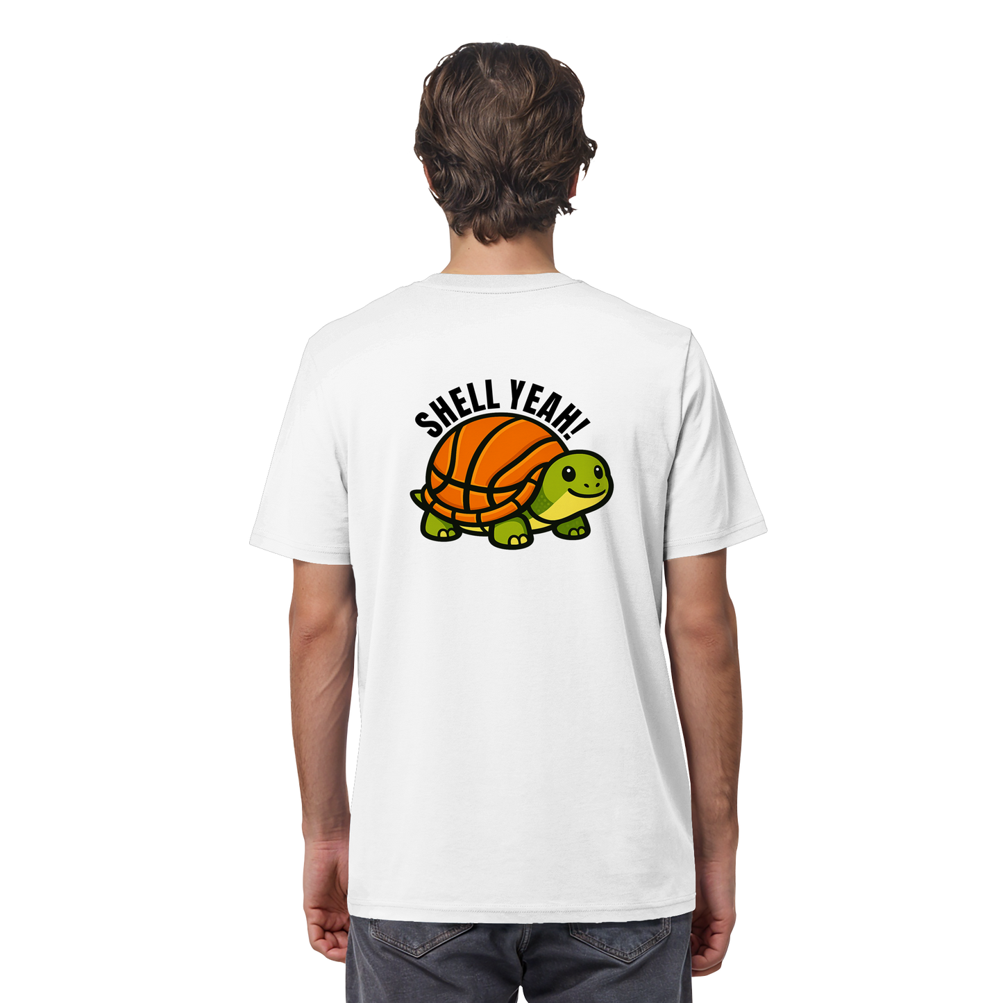 Mr. Turtle Backprint - Organic Shirt