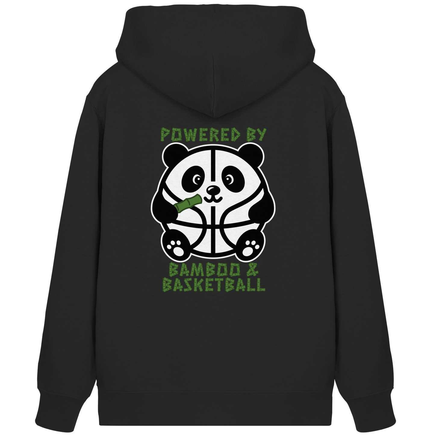 Basketball Panda Backprint - Organic Zipper
