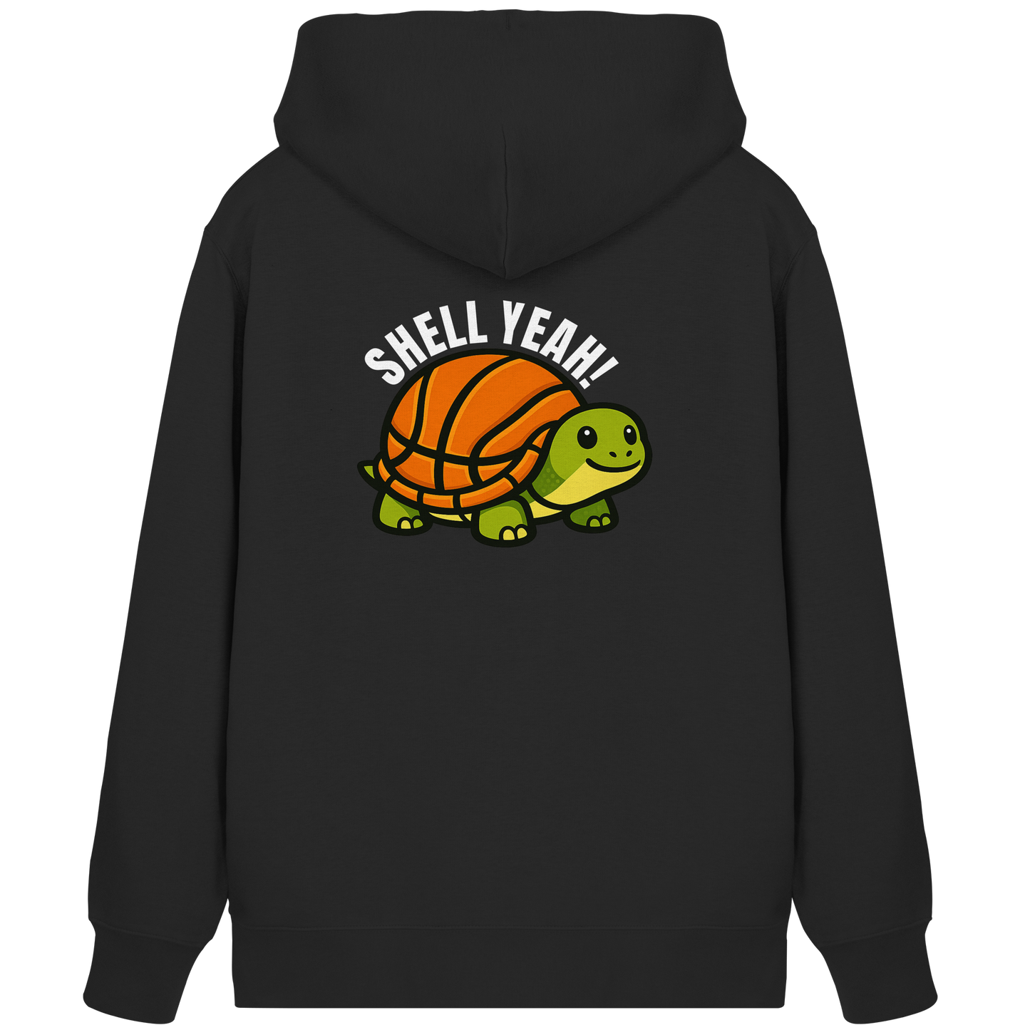 Mr. Turtle Backprint - Organic Zipper