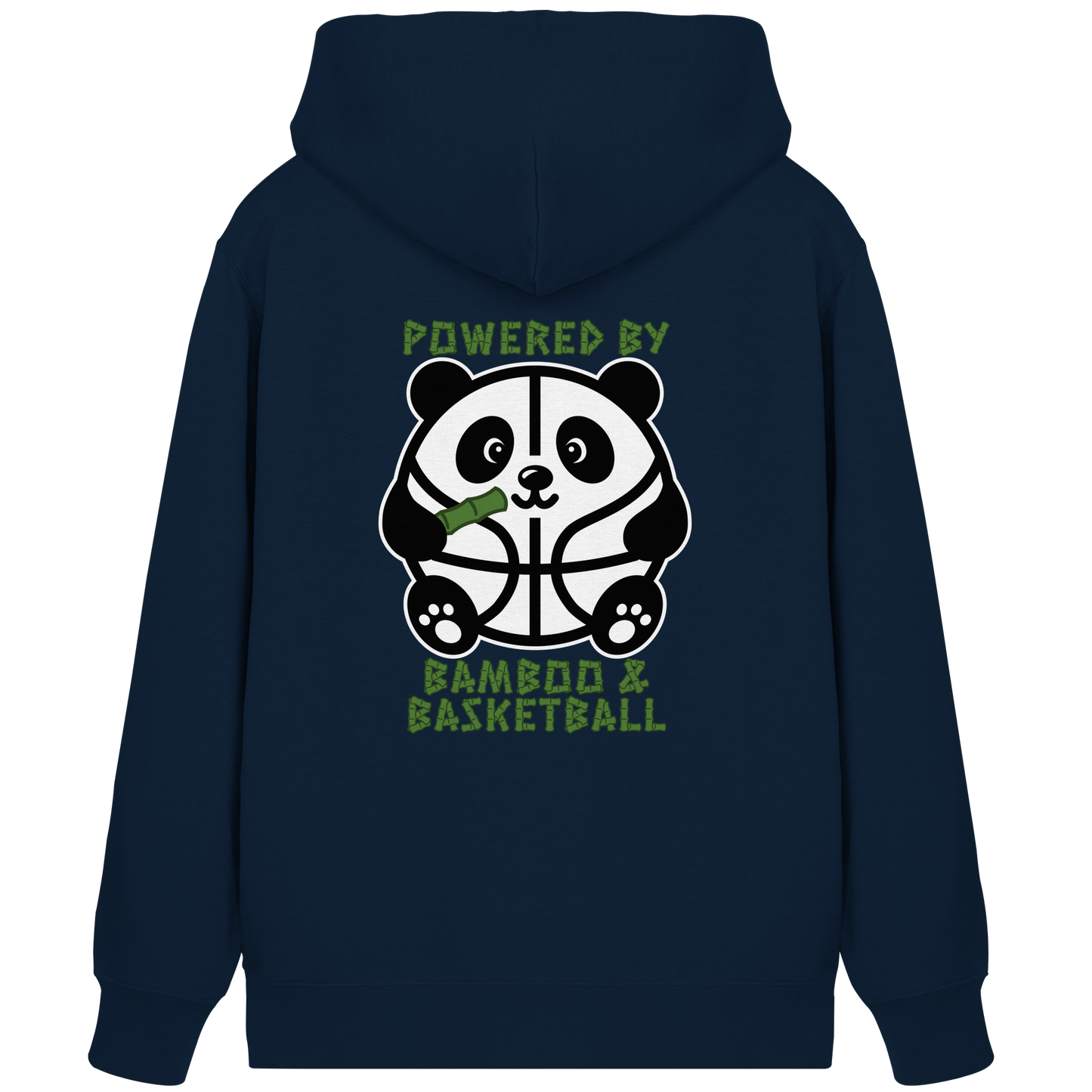 Basketball Panda Backprint - Organic Zipper