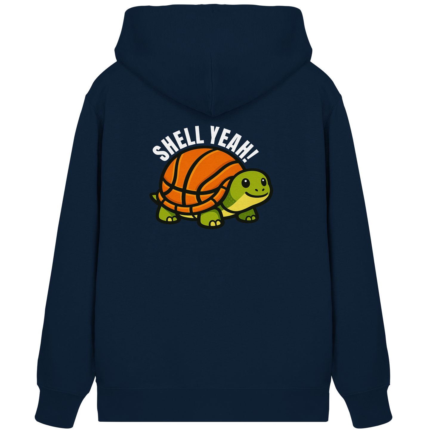 Mr. Turtle Backprint - Organic Zipper