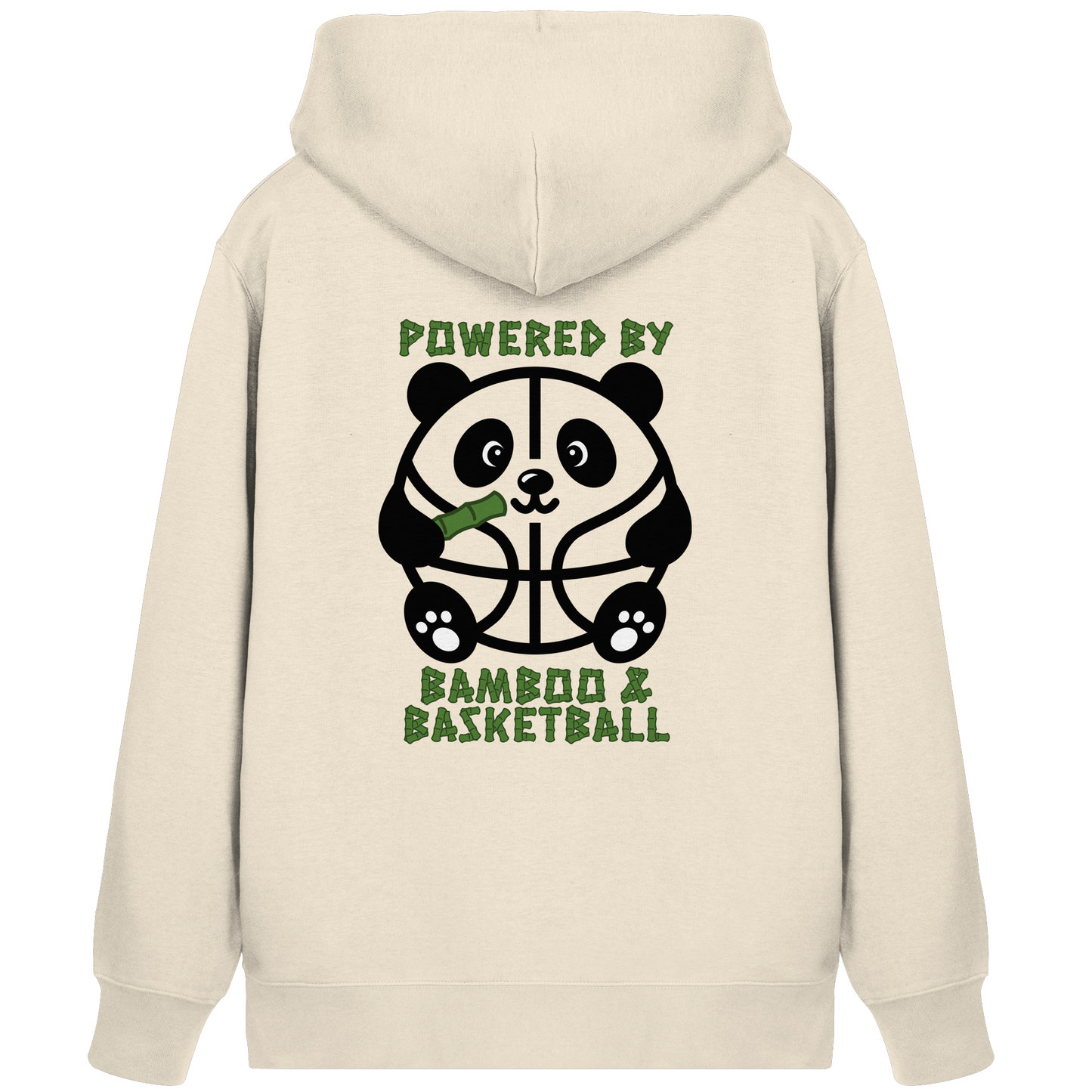 Basketball Panda Backprint - Organic Zipper