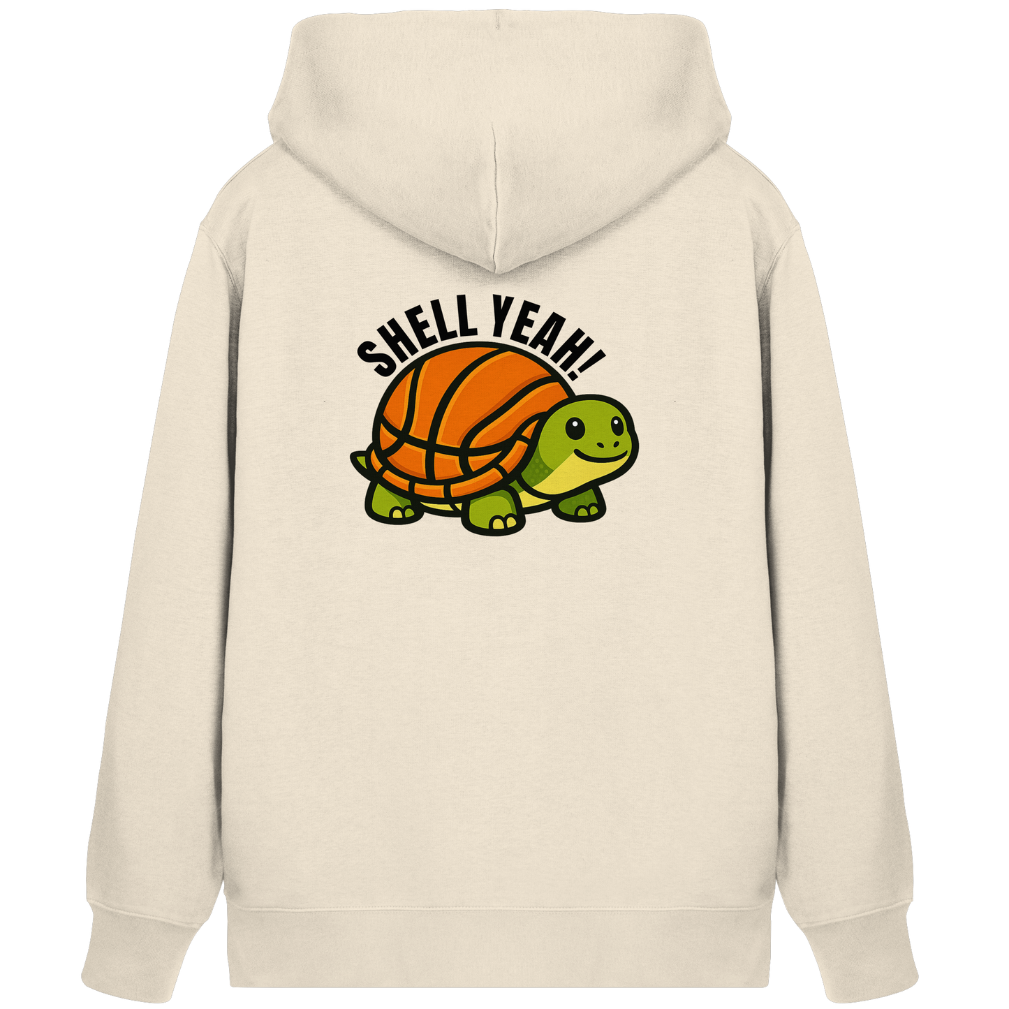 Mr. Turtle Backprint - Organic Zipper