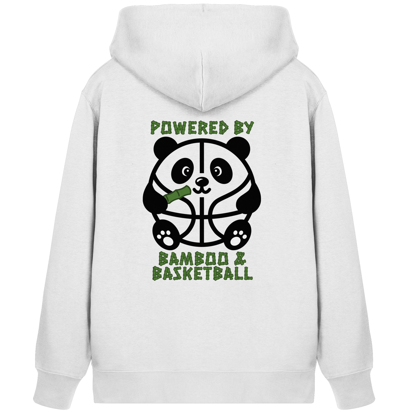 Basketball Panda Backprint - Organic Zipper