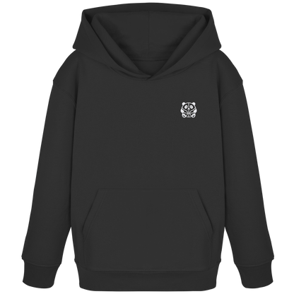 Basketball Panda Backprint - Kids Organic Hoodie