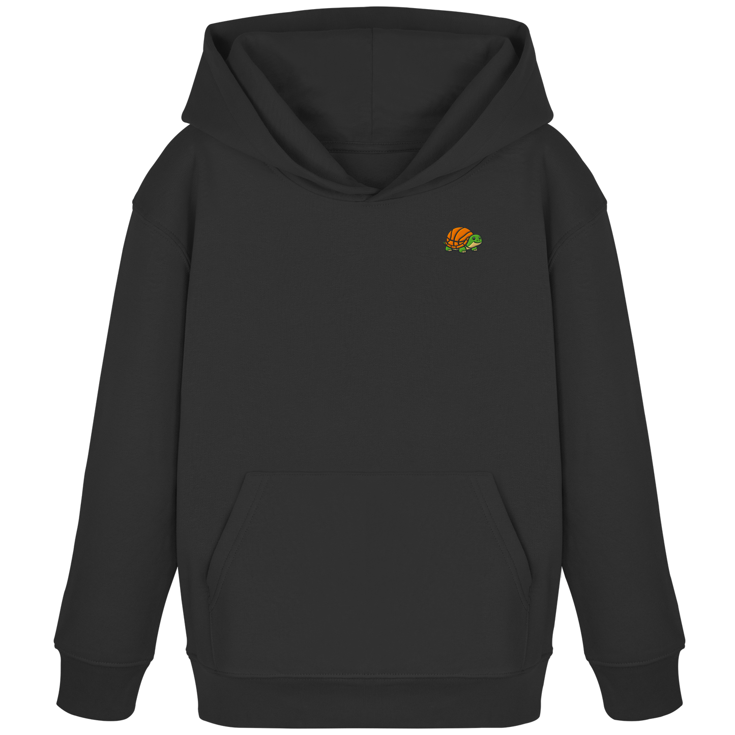 Mr. Turtle Backprint - Kids Organic Hoodie