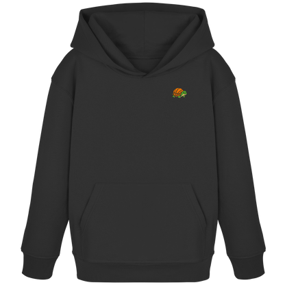 Mr. Turtle Backprint - Kids Organic Hoodie