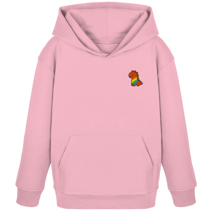 Rainbow Dino - Kids Organic Hoodie