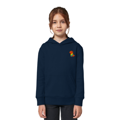 Rainbow Dino - Kids Organic Hoodie