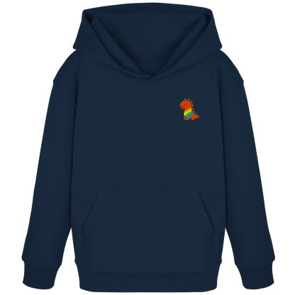 Rainbow Dino - Kids Organic Hoodie