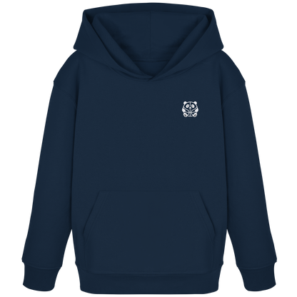 Basketball Panda Backprint - Kids Organic Hoodie