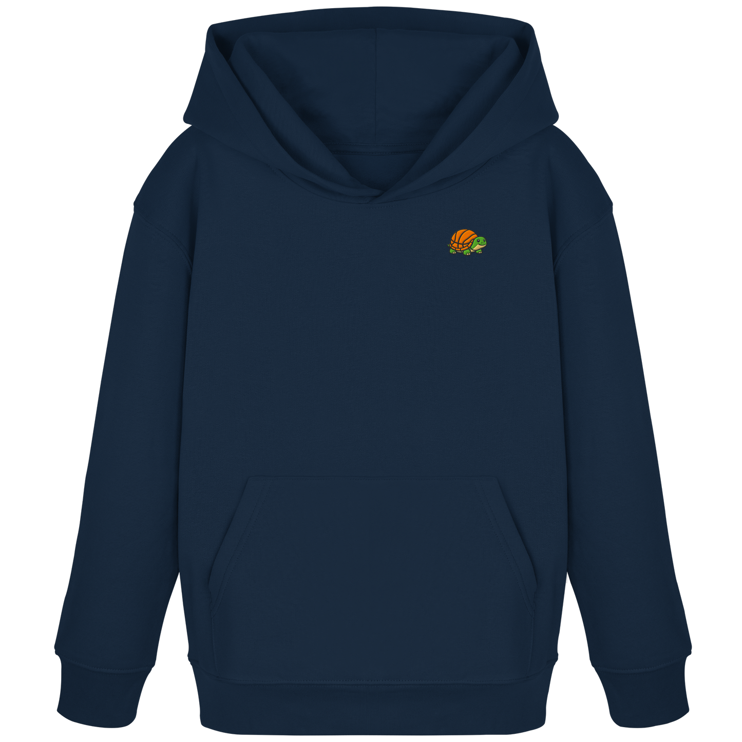 Mr. Turtle Backprint - Kids Organic Hoodie