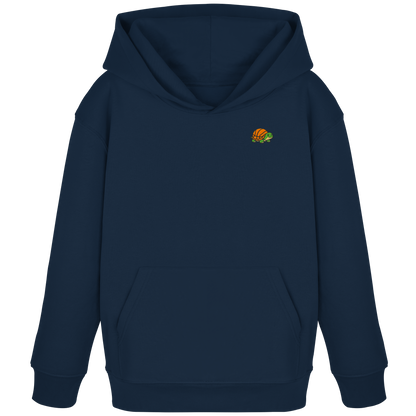Mr. Turtle Backprint - Kids Organic Hoodie