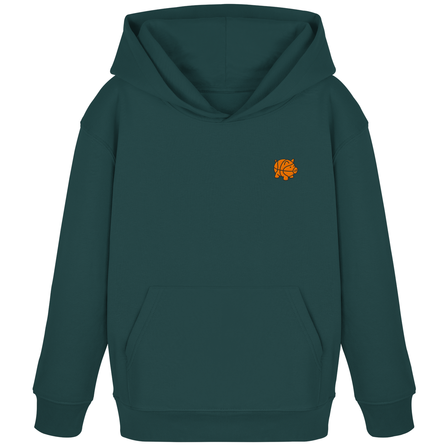 Basketball Piggy - Kids Organic Hoodie