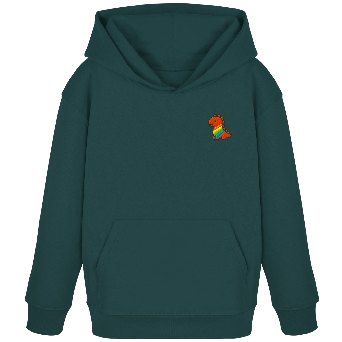 Rainbow Dino - Kids Organic Hoodie