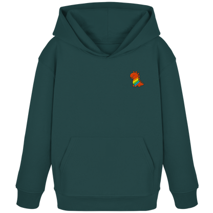 Rainbow Dino - Kids Organic Hoodie