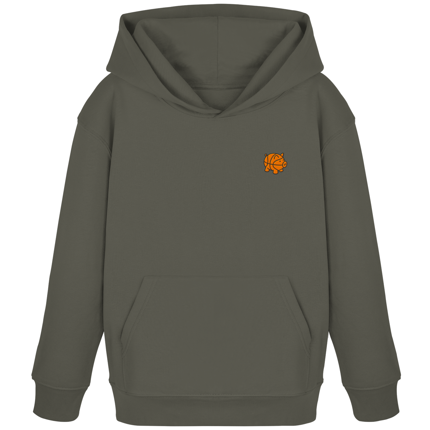 Basketball Piggy - Kids Organic Hoodie