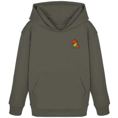 Rainbow Dino - Kids Organic Hoodie