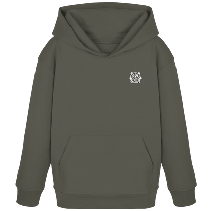 Basketball Panda Backprint - Kids Organic Hoodie