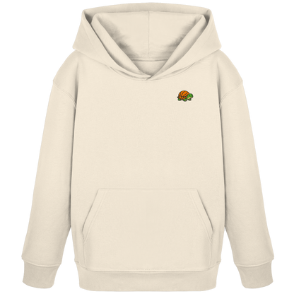 Mr. Turtle Backprint - Kids Organic Hoodie