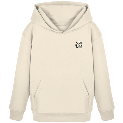 Basketball Panda Backprint - Kids Organic Hoodie