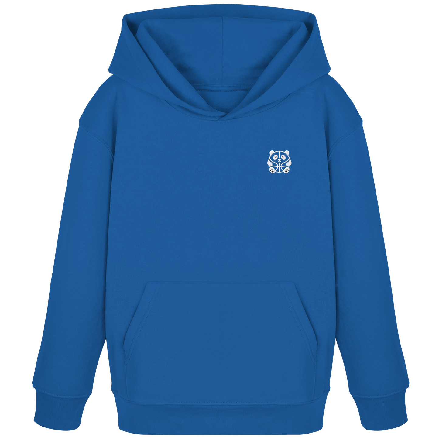 Basketball Panda Backprint - Kids Organic Hoodie