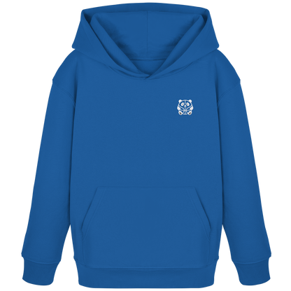 Basketball Panda Backprint - Kids Organic Hoodie