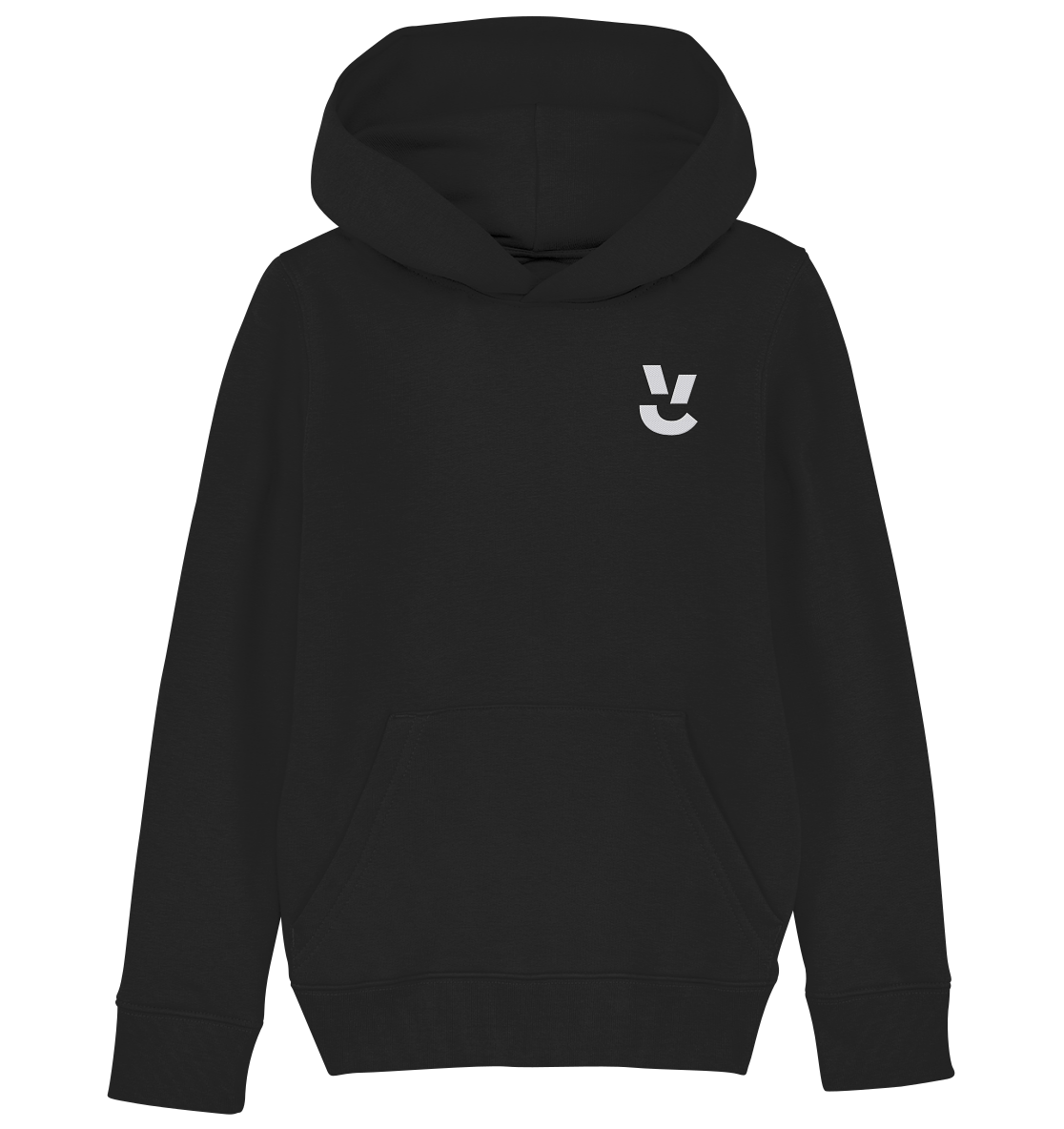 Codistry Logo Weiß - Kids Organic Hoodie