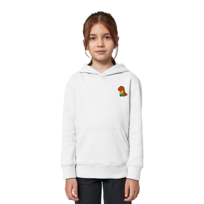 Rainbow Dino - Kids Organic Hoodie