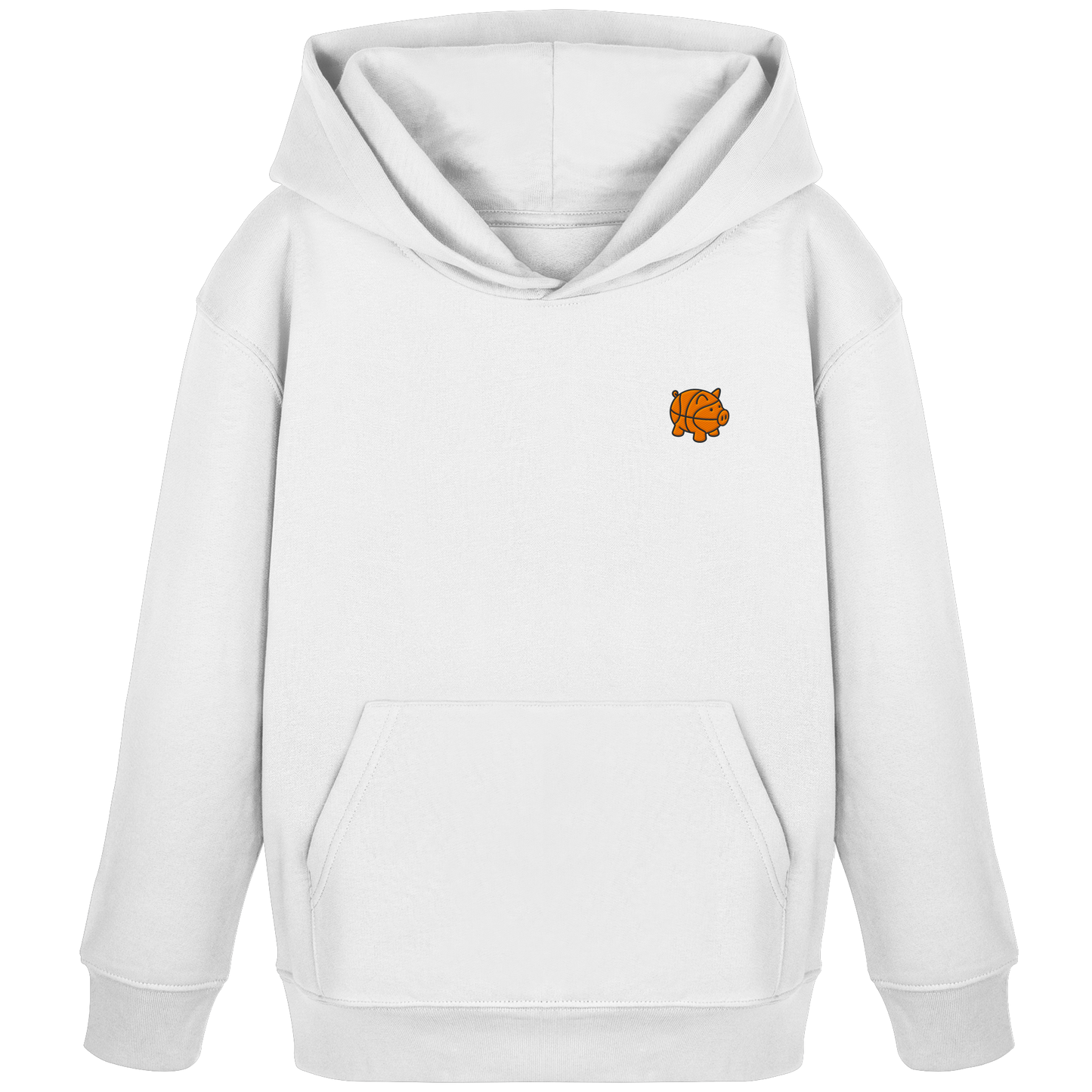 Basketball Piggy - Kids Organic Hoodie