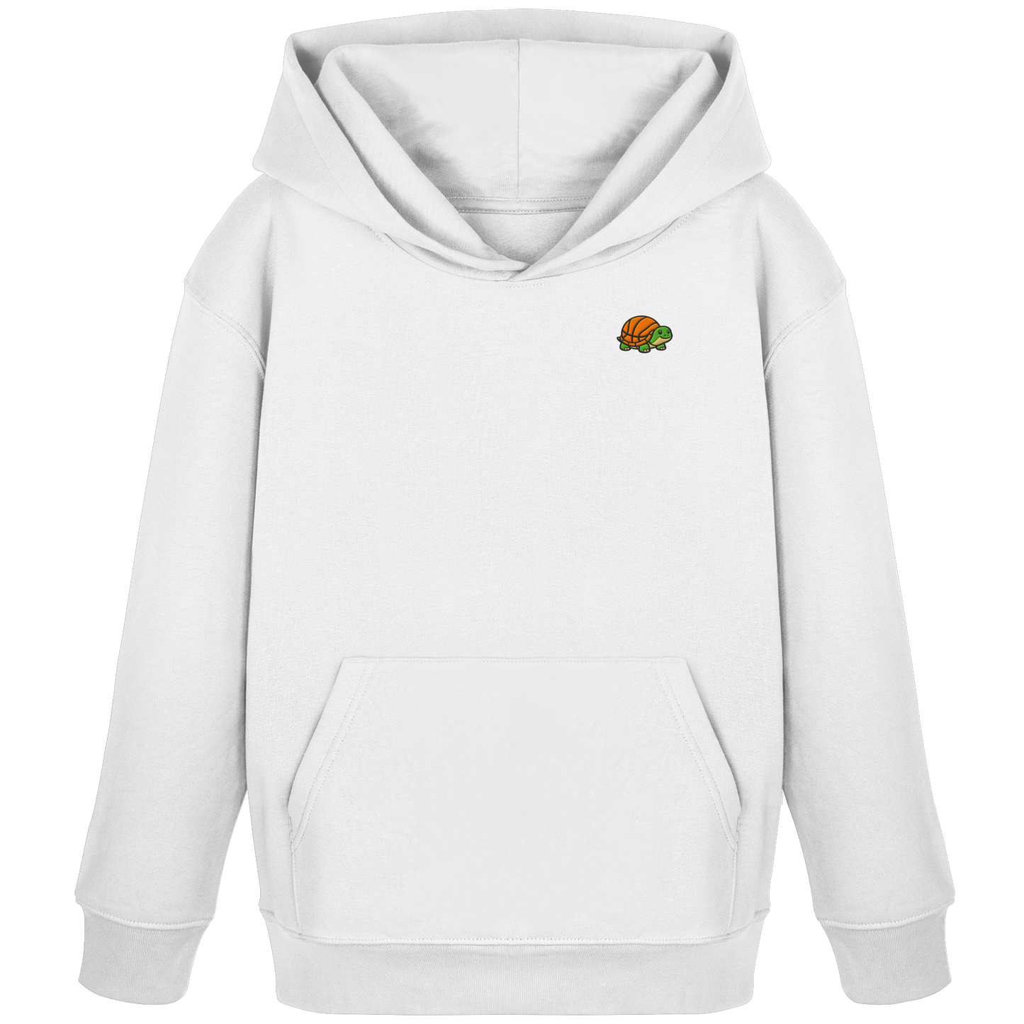 Mr. Turtle Backprint - Kids Organic Hoodie