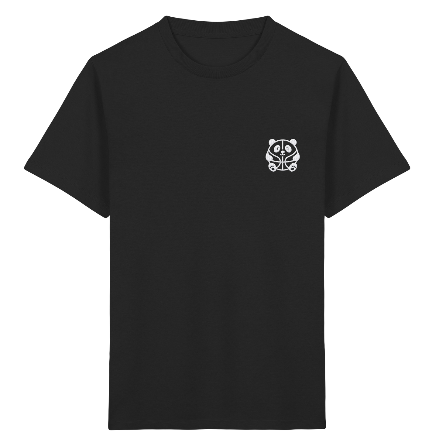 Basketball Panda Backprint - Kids Organic Shirt