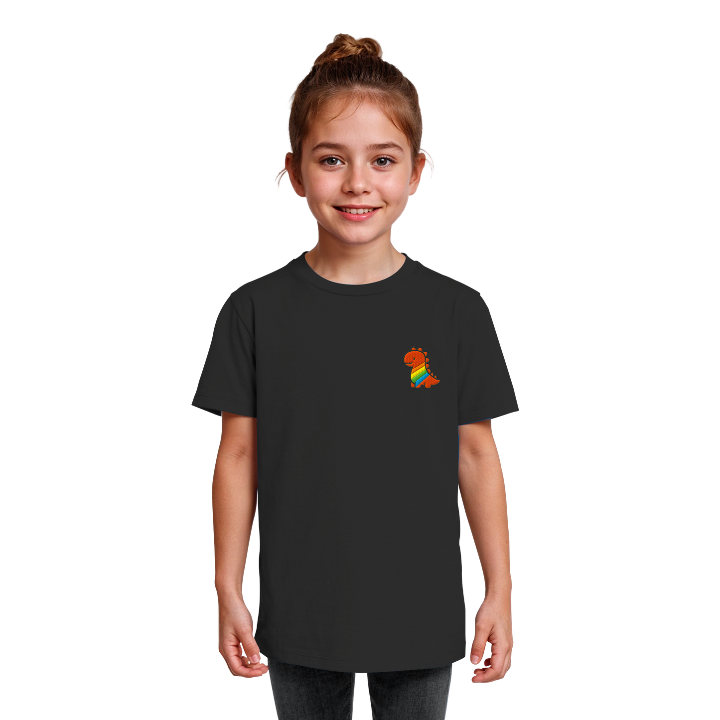 Rainbow Dino - Kids Organic Shirt