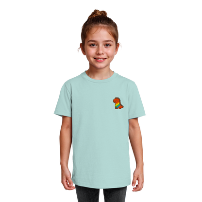 Rainbow Dino - Kids Organic Shirt