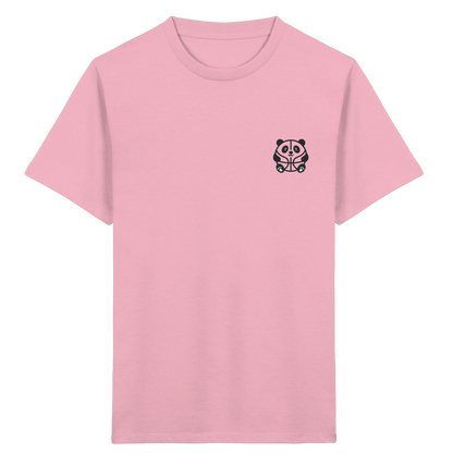 Basketball Panda Backprint - Kids Organic Shirt