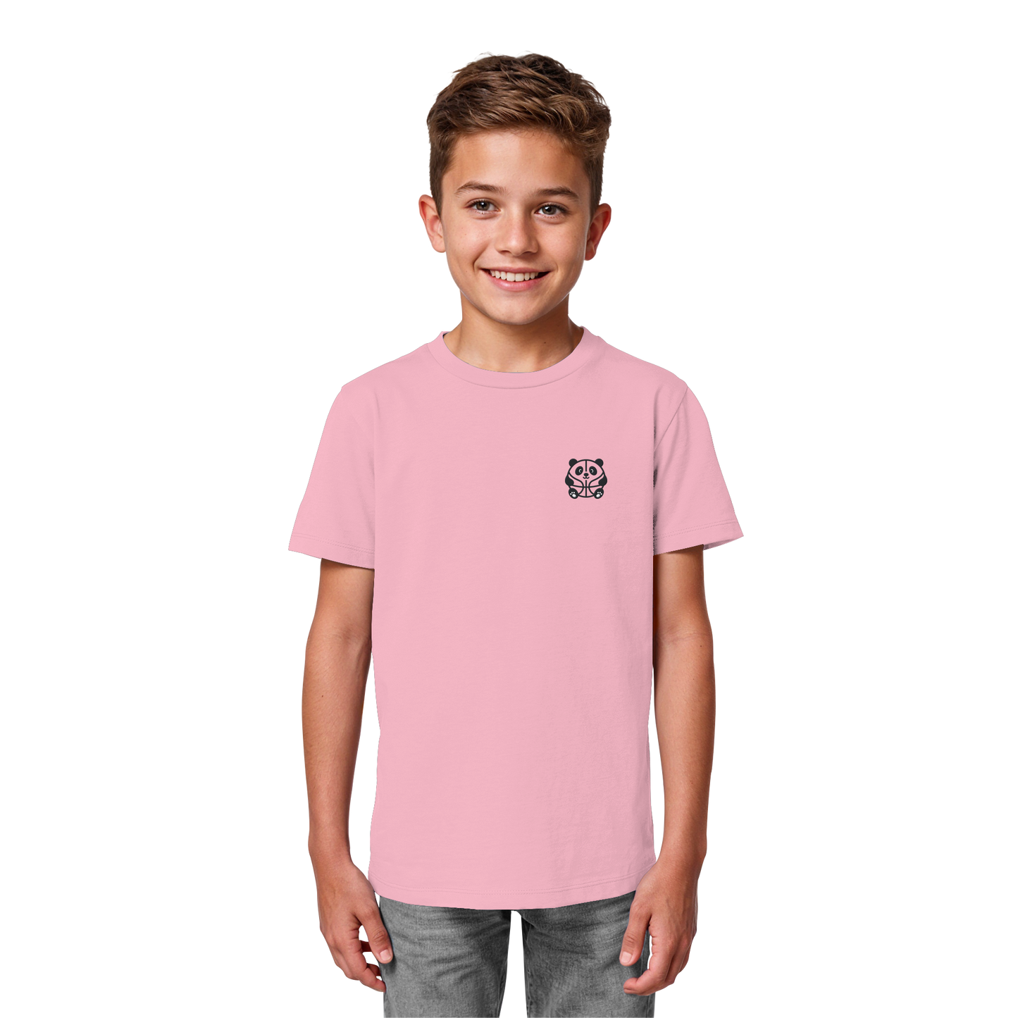 Basketball Panda - Kids Organic Shirt
