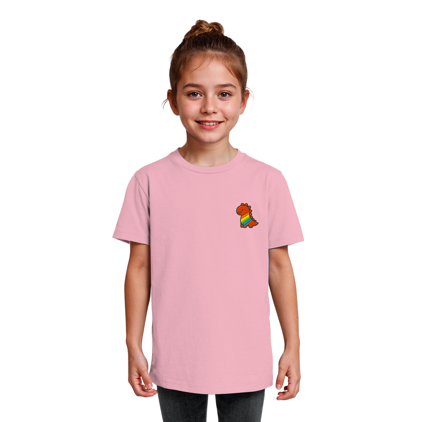 Rainbow Dino - Kids Organic Shirt
