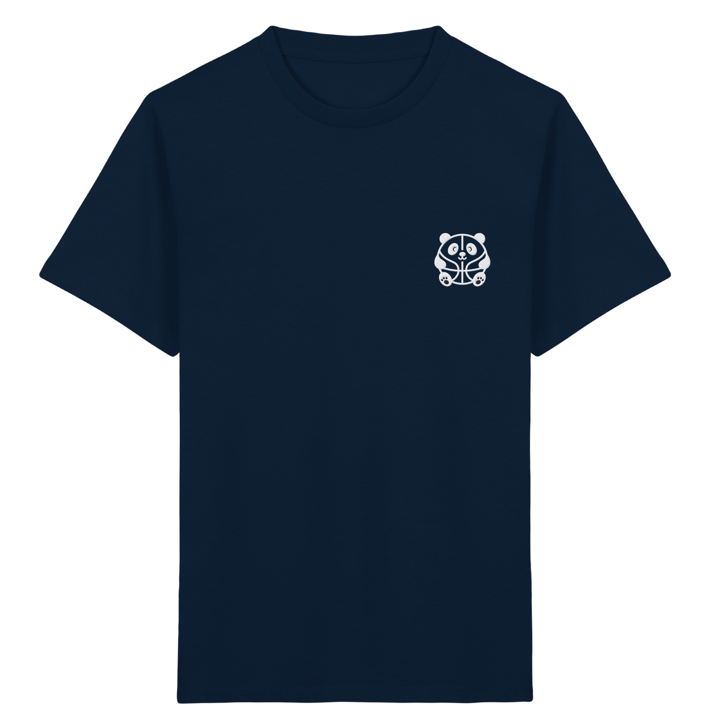 Basketball Panda Backprint - Kids Organic Shirt