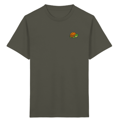 Mr. Turtle Backprint - Kids Organic Shirt